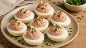 Uova Ripiene al Prosciutto