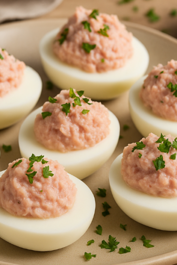 Uova Ripiene al Prosciutto