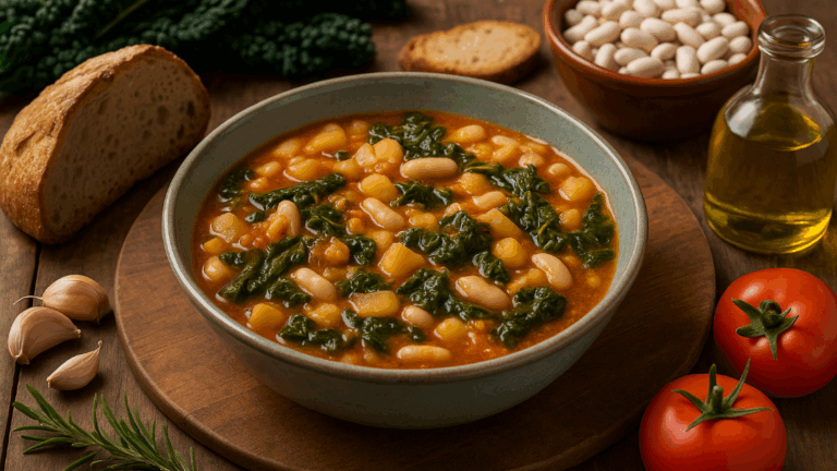 Ribollita toscana con fagioli secchi