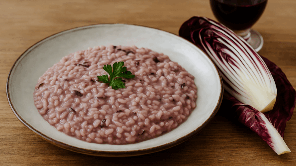 Risotto al radicchio tardivo