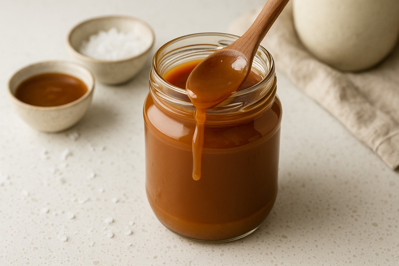 Caramello salato ad alta temperatura