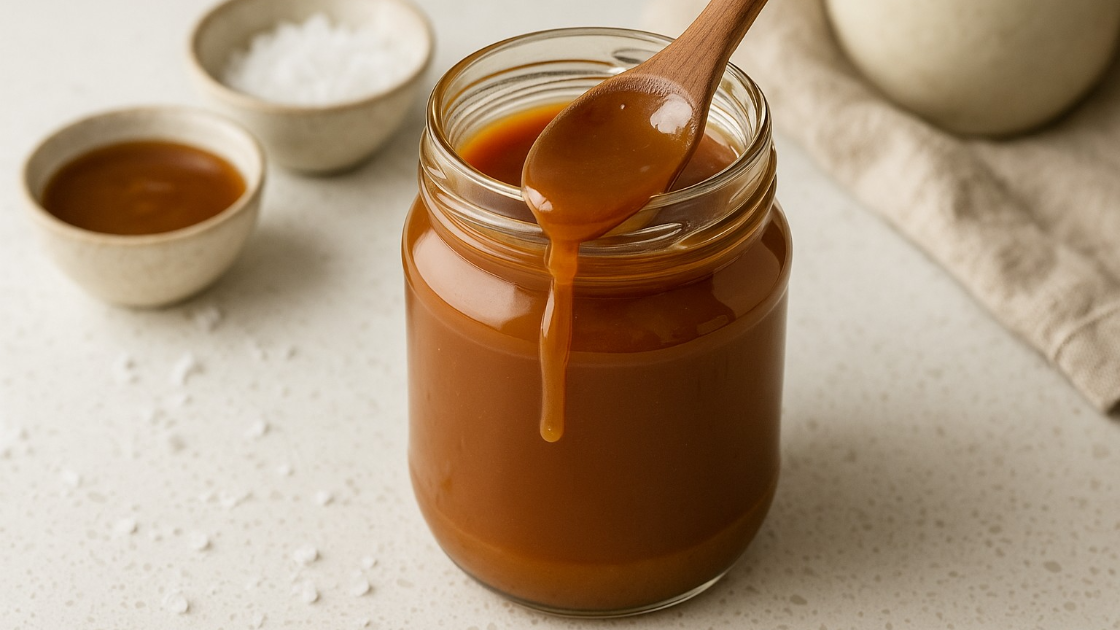 Caramello salato con acqua fino a 140 °C