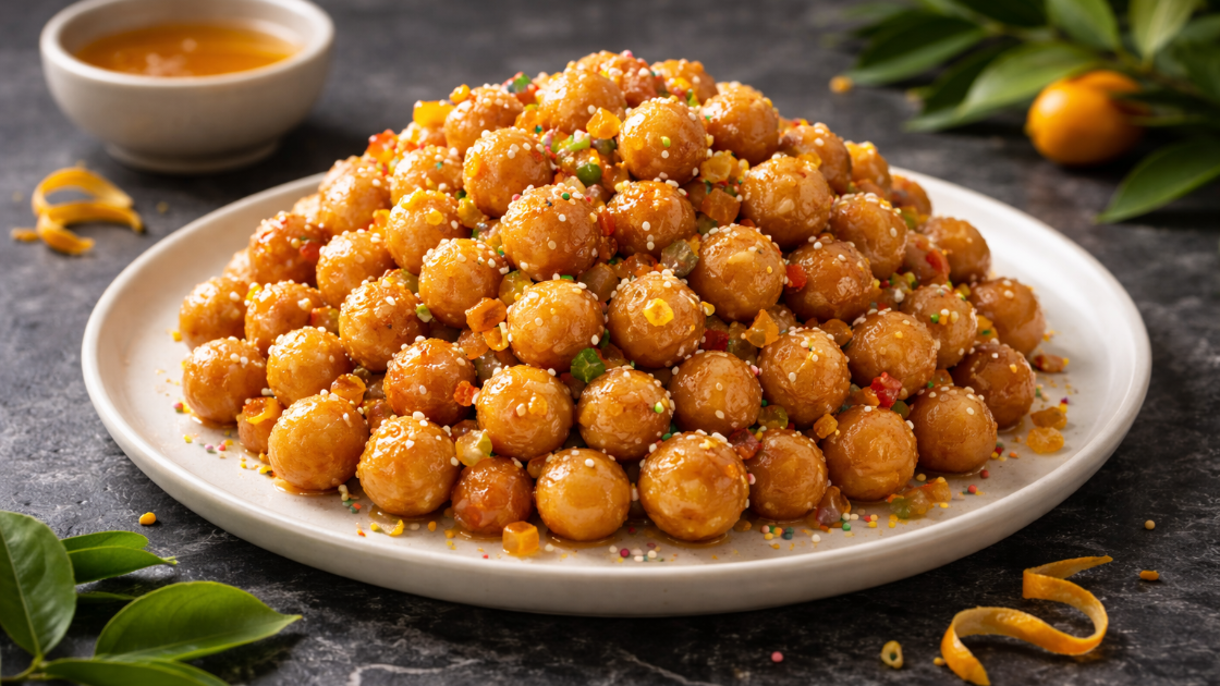 Struffoli semplici al miele