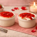 Panna cotta alle fragole
