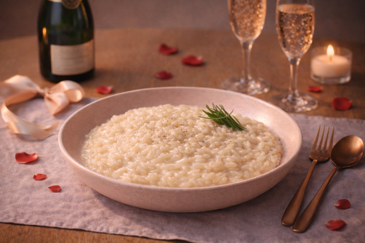 Risotto allo champagne