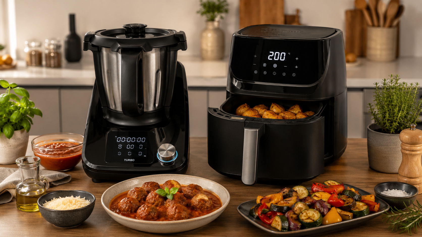 Robot da cucina e friggitrice ad aria: come usarli insieme