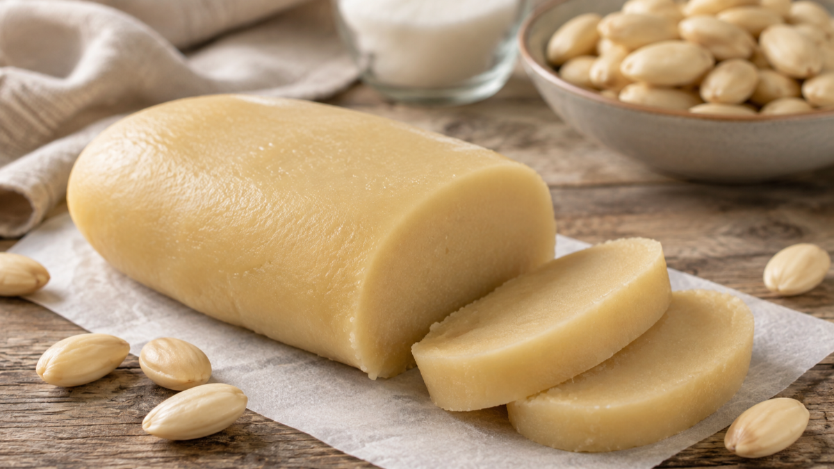 Panetto di pasta di mandorle per latte e granita