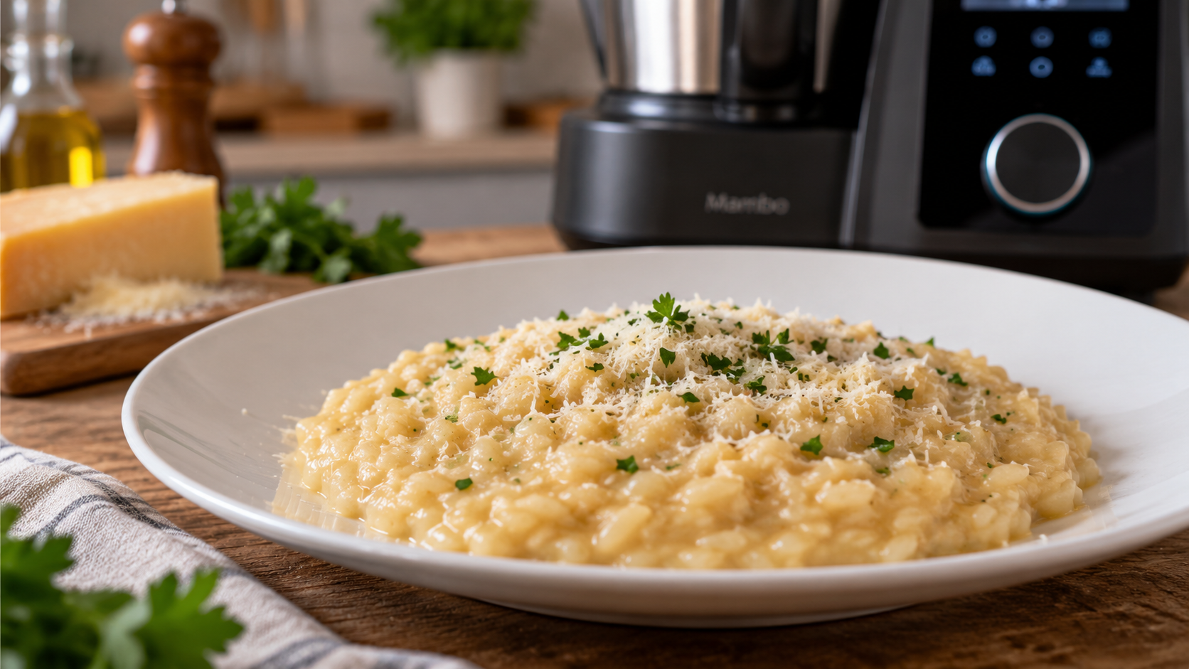 Risotto con il robot da cucina: tecnica, errori e consistenza