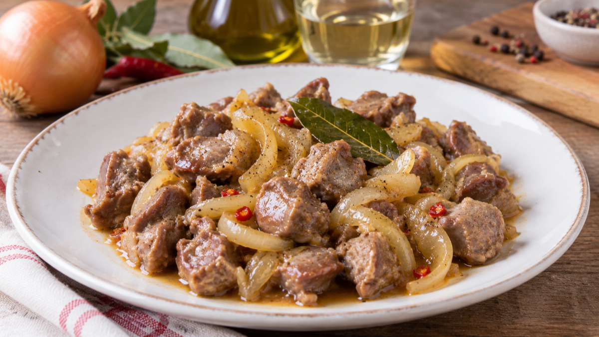 Durelli di pollo con cipolle