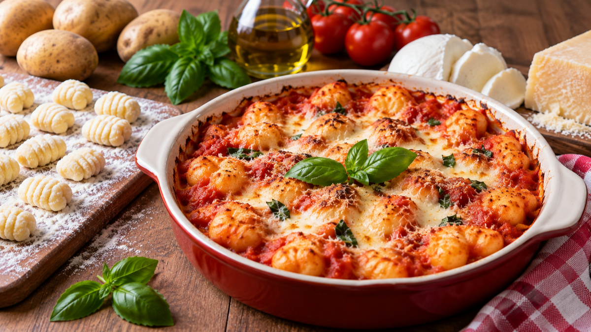 Gnocchi alla sorrentina gratinati