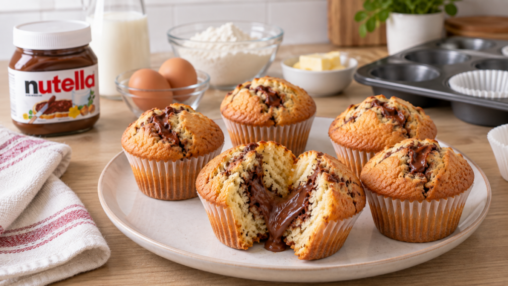 Muffin alla Nutella