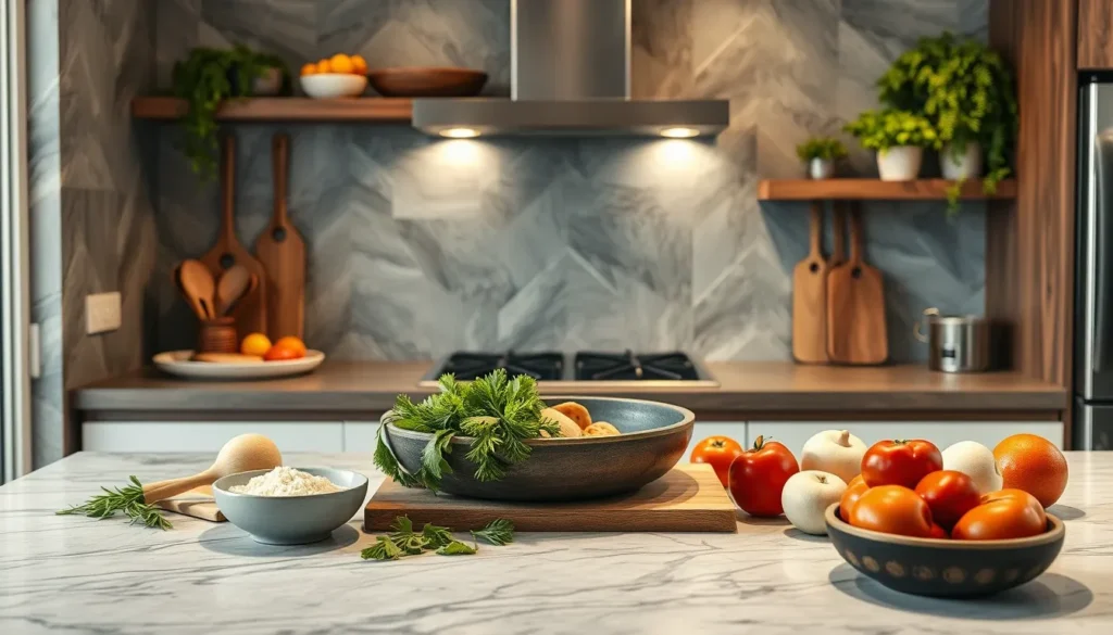 Cucina moderna dove utilizzare il robot da cucina Mambo Cecotec