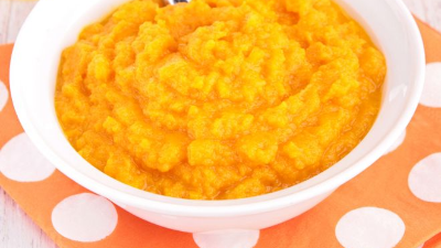 Crema di patate e carote per lo svezzamento